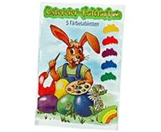 50 Färbetabletten für Ostereier, Kaltfärben, Eierfarben, 10 x 5 Farben f. Ostern