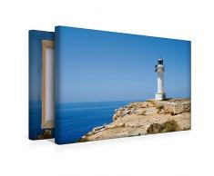 Premium Textil-Leinwand 45 cm x 30 cm quer, Cap de Barbaria, Formentera | Wandbild, Bild auf Keilrahmen, Fertigbild auf echter Leinwand, Leinwanddruck (CALVENDO Orte)