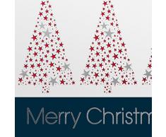 Sigel DS032 Weihnachtskarten Set mit Umschlag, DIN lang, 10 Stück, mit Prägung - weitere Designs