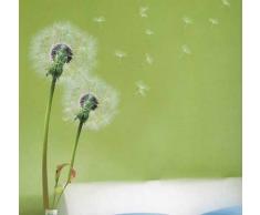 Walplus Wandtattoo aus Vinyl, Selbstklebender, Abnehmbarer Aufkleber für die Wand, Motiv: Pusteblume mit fliegenden Samen, Deko für Wohnzimmer, Schlafzimmer, Büro, Kinderzimmer usw, Mehrfarbig