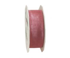 Präsent - SHEER Organzaband - hellrosa - 25-m-Rolle 25 mm