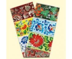 Ostern Rospisj Ostereier Eieraufkleber Eierfarben Oster Dekorbanderolen, 7 verschiedene Motive in Packung