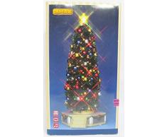 Lemax The Majestic Christmas Tree - Animierter & Beleuchteter Weihnachtsbaum mit Sound - Höhe 36cm - 4,5V Adapter - Weihnachtsdorf