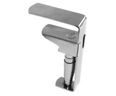 Fackelmann Tischtuchklammern TECNO, Tischdeckenklemmen aus vernickeltem Stahl, Tischdeckenhalter mit einer Spannweite von 18 - 55 mm (Farbe: Silber), Menge: 4 Stück