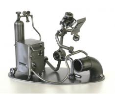 Schraubenmännchen Schweisser I Handarbeit I Geschenkidee I Metallfigur I Metallmännchen I Stahlfigur I Schraubenmännle