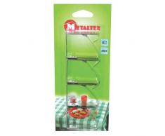 Metaltex 254500 Tischtuchklammern 5.5 x 4 x 1 mm, 4 stück