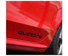 Audi Original Dekorfolie quattro Schriftzug Schwarz