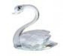 Fenteer Tiere Kristall Figur Kristallfiguren Glasfiguren Tischdeko als Hochzeit- Taufe Gastgeschenk und Mitgebsel - Einzel Schwan