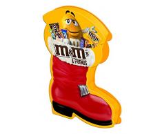 M&MS & Friends Riegel-Mix im Weihnachtsstiefel/Nikolausstiefel mit M&Ms, Bounty, Mars, Milky Way, Snickers und Twix für einen süßen Advent/1 x 182g