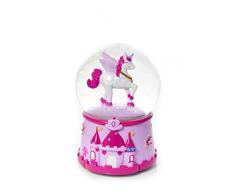 Mousehouse Gifts Schneekugel mit Einhorn und Musik Spieluhr für Mädchen