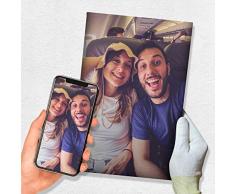 wandmotiv24 Foto auf Leinwand Fotodruck Hochformat 40x60cm, Fotoleinwand Personalisiertes Fotogeschenk Wandbild, Brillante Druckqualität M0000