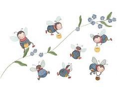 TinyFoxes Fensterbild Hummeln aus 7 Teilen zum Wiederverwenden