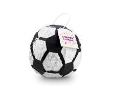 Trendario Fußball Pinata - 25x25x25 cm - Fußball Design - ungefüllt - Ideal zum Befüllen mit Süßigkeiten und Geschenken - Piñata für Kindergeburtstag Spiel, Geschenkidee, Party, Hochzeit