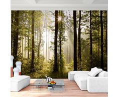 Fototapete Wald Landschaft 396 x 280 cm Vlies Wand Tapete Wohnzimmer Schlafzimmer Büro Flur Dekoration Wandbilder XXL Moderne Wanddeko - 100% MADE IN GERMANY - Landschaft Natur Runa Tapeten 9010012a