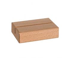Tischkartenhalter 105mm Buchenholz/Tischaufsteller/Werbeaufsteller/Schildhalter/Einsteckschlitz/Kartenhalter/Holz/Menükartenhalter/Speisekartenhalter - Zeigis®