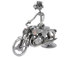 Schraubenmännchen Motorrad Motorradfahrer I Handarbeit I Geschenkidee I Metallfigur I Metallmännchen I Stahlfigur I Schraubenmännle