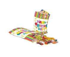Susy Card 40012353 Partytüten Happy Birthday, 6er Packung
