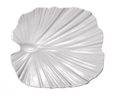 APS 83871 Palmblattschale, 27 x 27cm, H: 4,5cm, Melamin, weiß, -NATURAL COLLECTION- designed by EsserDesign