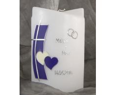Hochzeitskerze Kerze zur Hochzeit Traukerze 16441