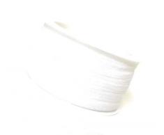 Unbekannt Organza/Chiffon SCHLEIFENBAND 50m x 3mm Organzaband Geschenkband DEKOBAND Hochzeit Antennenband (weiß - 101)