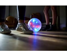 LED RGB Leuchtkugel Diskokugel 20cm Effektleuchte Partykugel Stimmungsleuchte Partyleuchte Partybeleuchtung Discoleuchte Effektstrahler Stimmungslicht Plasmakugel Geburtstagsparty Disco Discolicht