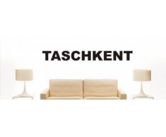 Wandtattoo w1193 Mehrfarbige Wandschrift mit Sehenswürdigkeiten und Stadtnamen - Aufkleber - Dekoration - Stadt Taschkent 80x9