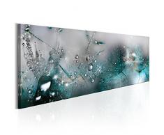 murando - Bilder Pusteblume 135x45 cm Vlies Leinwandbild 1 TLG Kunstdruck modern Wandbilder XXL Wanddekoration Design Wand Bild - Blumen Natur grau blau Pusteblumen b-C-0169-b-d