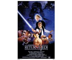 Star Wars - Return of The Jedi Prince - Filmposter Kino Movie Science Fiction Sci Fi - Grösse 61x91,5 cm + 1 Ü-Poster der Grösse 61x91,5cm
