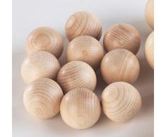 TickiT 73881 Holzkugeln Sensory Heuristic 50 mm, 10 Stück, natur