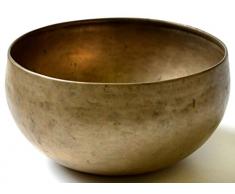 BUDDHAFIGUREN/Billy Held Tibetische Klangschalen Set mit Zubehör, Metall, Khobre, 500 g-550 g