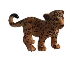 joyMerit Niedliche Miniatur-Deko, Figur Kleiner Mini Dekofiguren Tier, Tischdeko - E-Leopard