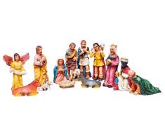 VBS 13tlg. Miniatur Krippenfiguren Krippe ca. 6,5cm hoch Mini Weihnachten Jesus Maria Josef Engel