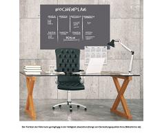 Cuadros Lifestyle Selbstklebende und magnetische Vinyl- Tafelfolie | Magnetafel | Magnetfolie, Farbe:Grau, Größe:100x200 cm