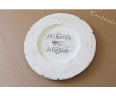 Dekoteller Maison Unikat handmade Teller