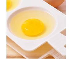 Fighting Kunststoff-Ei-Kocher Mikrowelle Eierkocher 2 pochierte Eier Eierkocher Küchenutensilien (zufällige Farbe)