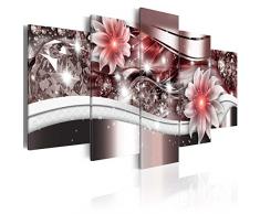 murando - Bilder 200x100 cm Vlies Leinwandbild 5 TLG Kunstdruck modern Wandbilder XXL Wanddekoration Design Wand Bild - Blumen b-A-0266-b-o