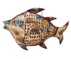 Ziegler Fisch Windlicht Laterne Gartendeko Figur Dekofigur Metall 78 cm 204817