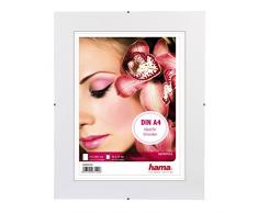 Hama Rahmenloser Bilderrahmen (Clip Fix, Anti-Reflex-Glas, DIN A4, 21 x 29,7 cm)