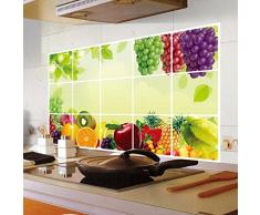 Jkhhi Obst Muster Wandsticker Kinderzimmer Wandaufkleber Wanddekoration Küche Wohnzimmer Dekoration Vinyl Wandtattoo Kunstdrucke Leinwandbilder