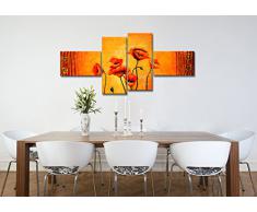 Visario Leinwandbilder 6520 Bild XXL, 160 cm auf Leinwand Modern (Blumen)