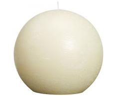 Kugelkerze Rustic 145 mm, elfenbein