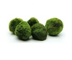Rocita Aquariums-Dekoration, künstliche Seegras-Kugeln für Aquarien, Deko-Element