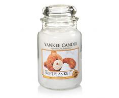 Yankee Candle große Duftkerze im Glas, Soft Blanket, Brenndauer bis zu 150 Stunden