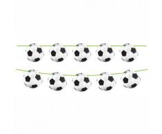 Folat - Fußball-Fan Girlande, Ø 22 cm und Länge 10 Meter