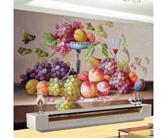 Rureng Benutzerdefinierte Tapete 3D Foto Wandbild Hd Stilleben Ölgemälde Wohnzimmer Dekoration Gemalten Hintergrund 3D Wallpaper-350X250Cm