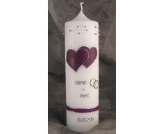 Hochzeitskerze Kerze zur Hochzeit Traukerze Trauung 16476