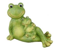 Dadeldo Home Frosch -Marta- Deko-Figur Keramik 12x16x8cm grün