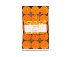pajoma Duft Teelichter 30er Set Geschenk Set Lange Brenndauer Duft wählbar (Orange)