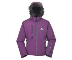 COX SWAIN Damen 3-Lagen Outdoor Softshell Jacke Maroon - 15.000mm Wassersäule 10.000mm atmungsaktiv, Colour: Berry, Size: S