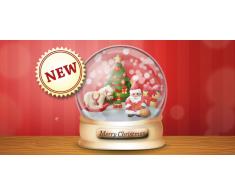 Schneekugeln mit Schütteleffekt (von Happy Touch Weihnachtsapps)